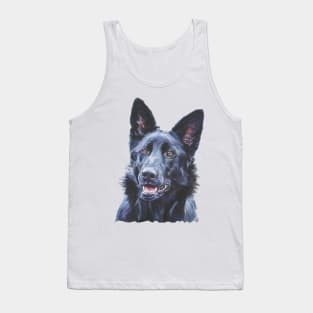 German Shepherd Fine Art Painting Tank Top